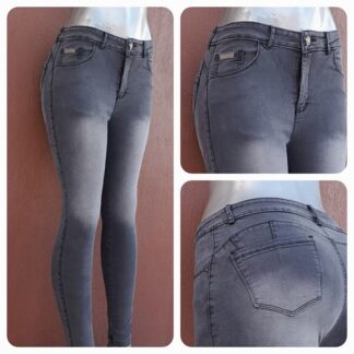 Skinny Jeans color gris