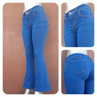 pantalones acampanados para mujer